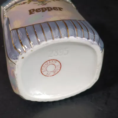 LOT 24: German Made Lustre Ceramic Kitchen Canisters