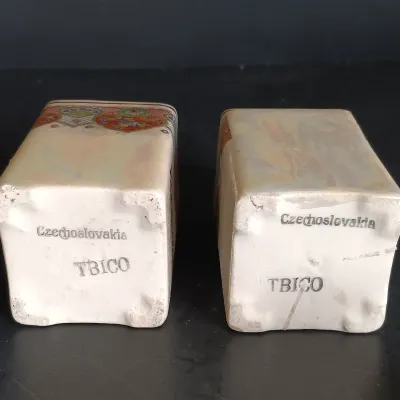 LOT 22: TBICO Czechoslovakia Ceramic Kitchen Canisters