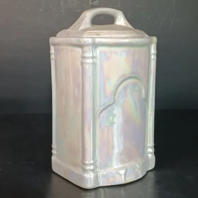 LOT 26: German Made Lustre Ceramic Kitchen Canisters