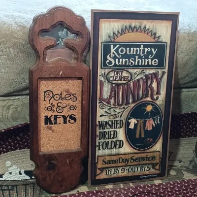 LOT 151: Primitive-Style Laundry Collection