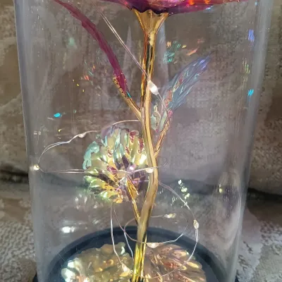 LOT 155: Fairytale Collection- Resin Art Nouveau Vase, Resin Mermaid in Shell and Fairy, 1938 German Reichspost Telegram & More