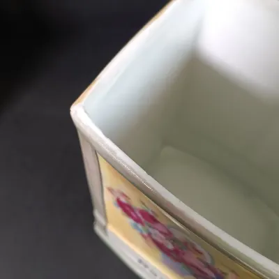 LOT 136: Czechoslovakian Lustre Ceramic Kitchen Canisters