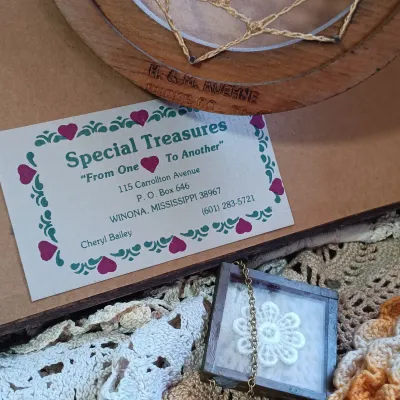 LOT 153: Vintique Tatting and Crocheted Doilies & More