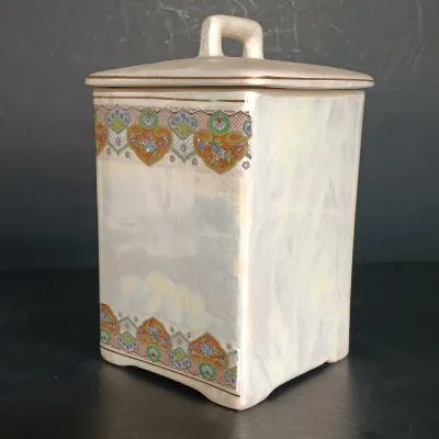 LOT 21: TBICO Czechoslovakia Ceramic Kitchen Canisters