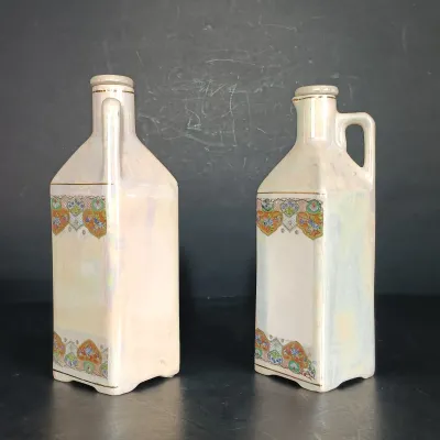 LOT 21: TBICO Czechoslovakia Ceramic Kitchen Canisters