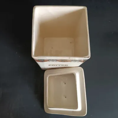 LOT 22: TBICO Czechoslovakia Ceramic Kitchen Canisters