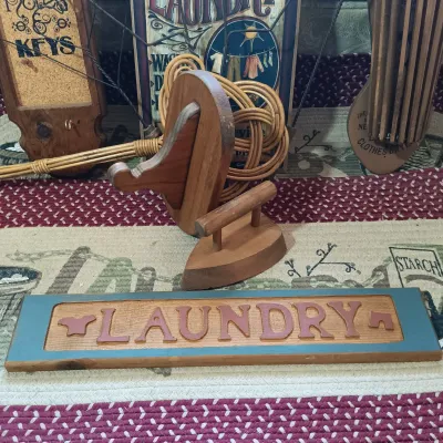 LOT 151: Primitive-Style Laundry Collection