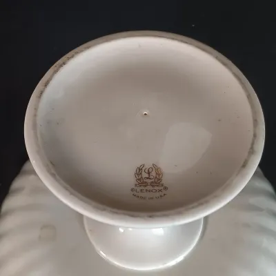 LOT 149: Lenox Holiday Plates, Teacups, Spoon & Candy Dish