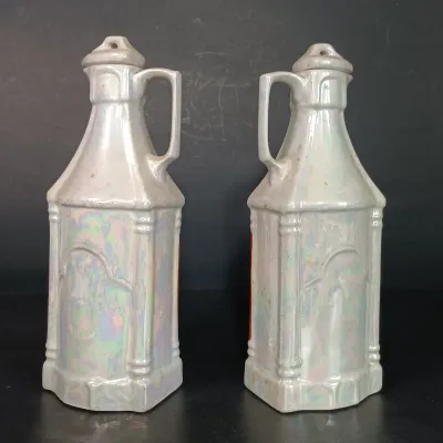 LOT 26: German Made Lustre Ceramic Kitchen Canisters