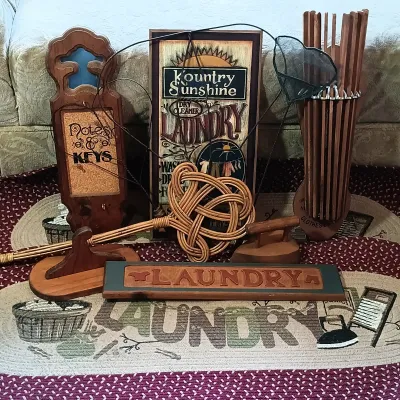 LOT 151: Primitive-Style Laundry Collection