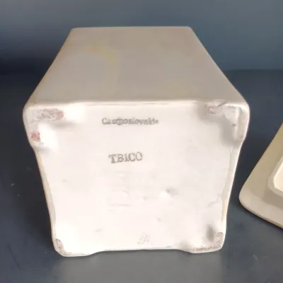 LOT 22: TBICO Czechoslovakia Ceramic Kitchen Canisters