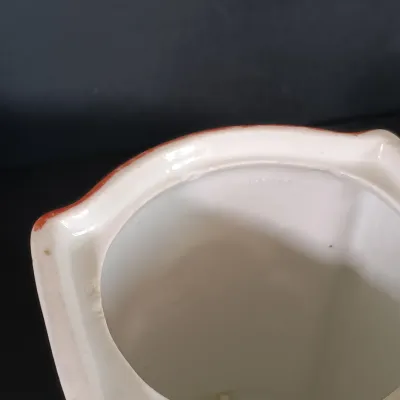 LOT 26: German Made Lustre Ceramic Kitchen Canisters