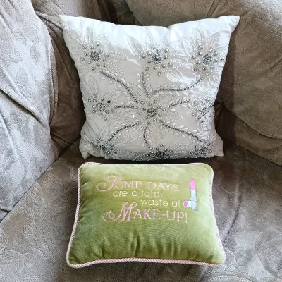 LOT 156: Home Collection - Metal Hangers, Door Hooks, Candle Holders, Pillows & More