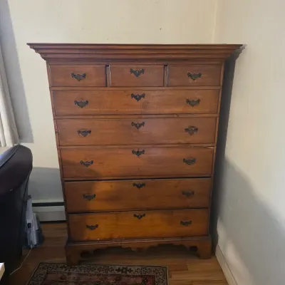antique tallboy