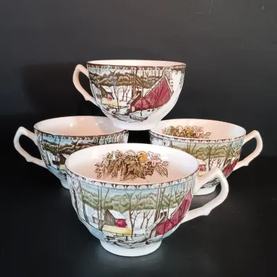 LOT 258: Johnson Brothers England 'The Friendly Village' China Collection