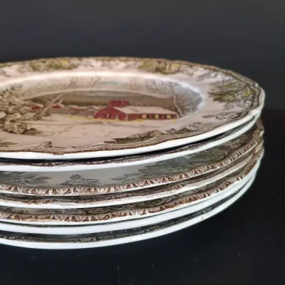 LOT 258: Johnson Brothers England 'The Friendly Village' China Collection