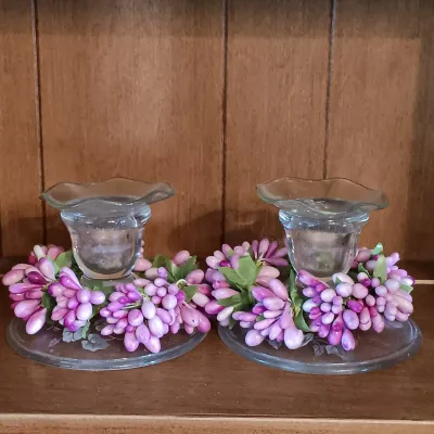 LOT 254: Vintage Etched Crystal Glassware