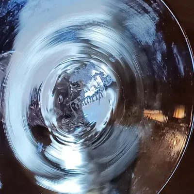 LOT 254: Vintage Etched Crystal Glassware