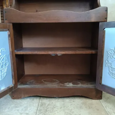 LOT 245: Punched Tin Dry Sink