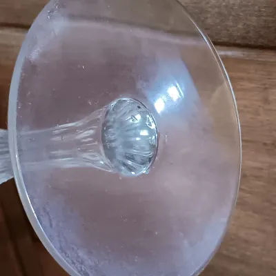 LOT 254: Vintage Etched Crystal Glassware