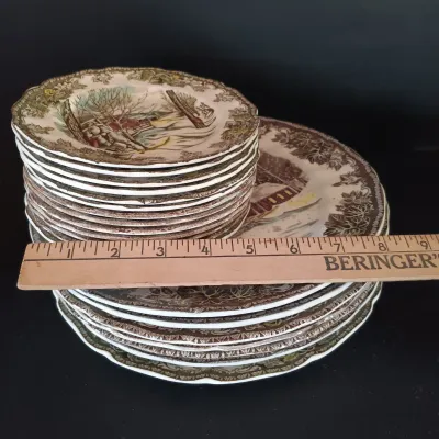 LOT 258: Johnson Brothers England 'The Friendly Village' China Collection