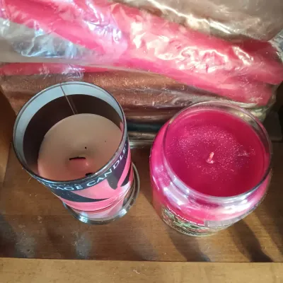 LOT 246: Large Collection of Candles, Vases & More