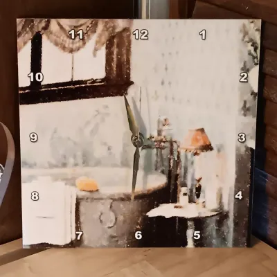 LOT 251: Bathroom Collection - Beaver Creek Outhouse Toilet Paper Holder, Wood Bathtub Sign & More
