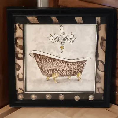 LOT 251: Bathroom Collection - Beaver Creek Outhouse Toilet Paper Holder, Wood Bathtub Sign & More