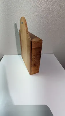 Sale Photo Thumbnail #481: Solid Wood Knick Knack Wall Shelf & Retro Key & Mail Holder