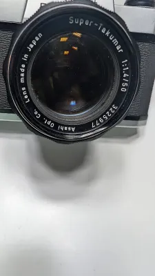 Sale Photo Thumbnail #381: Untested

The Honeywell Pentax SP 1000 is a durable 35mm SLR film camera originally distributed in North America. The camera, which features a mechanical M42 screw mount and built-in light metering