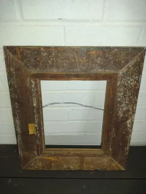 Vintage Ornate Gilded Wood Frame- Grapes and Leaves Design- Approx 14 3/4" x 17 1/2"