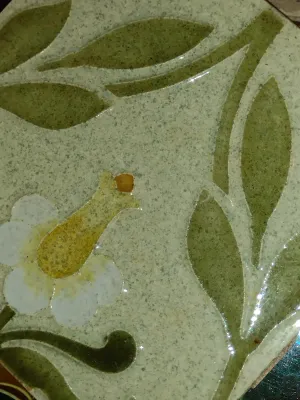 Collection of Glazed Tiles- Assorted Designs, Some Art Nouveau- Approx 35 Pieces- Each Approx 6" Square (G)
