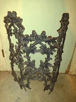 Antique Cast Iron Panels- Three Pieces (Bas)