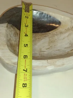 Petrified Wood Dish- Approx 8" x 6 3/4"