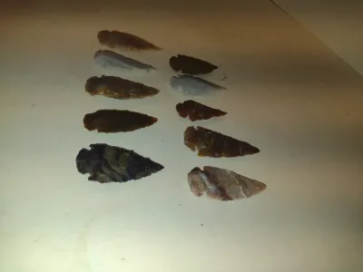 Collection of Stone Arrowheads