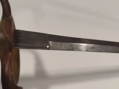 Antique 19th Century Gaylord Mfg Co (Chicopee, Mass) Military Officer's Sword with Sheath- Intricate Engraving on Blade (A)