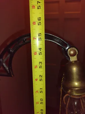 Metal Post Floor Lamp- Approx 55 1/4" Tall