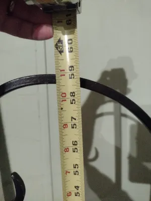 Folding Three Arm Metal Plant Hanger- Approx 59" Tall