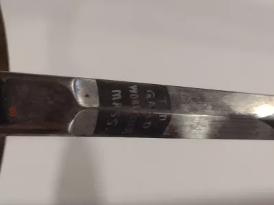Antique 19th Century T.D. Gard Co (Worcester, Mass) Worcester Continentals Militia and Ceremonial Sword with Sheath (B).