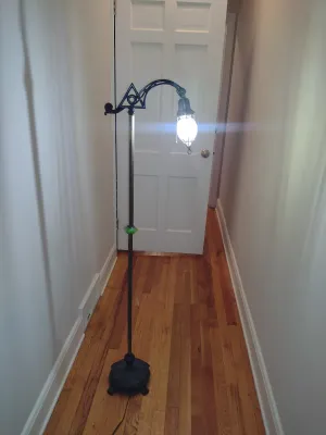 Metal Post Floor Lamp- Approx 55 1/4" Tall