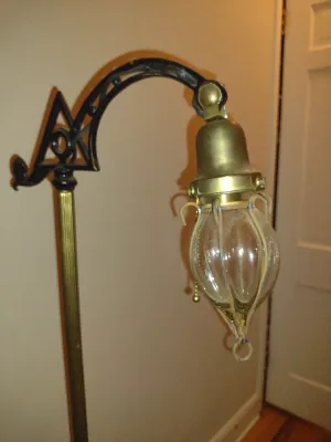 Metal Post Floor Lamp- Approx 55 1/4" Tall