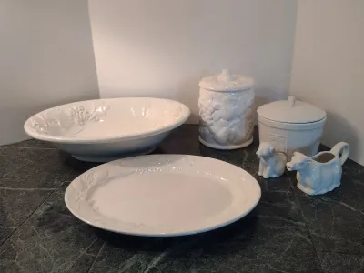 Collection of Ceramic Serve Ware- Assorted Makers, Some Italian