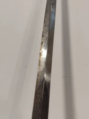 Antique 19th Century T.D. Gard Co (Worcester, Mass) Worcester Continentals Militia and Ceremonial Sword with Sheath (B).