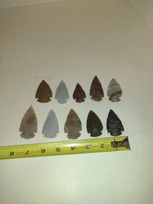 Collection of Stone Arrowheads