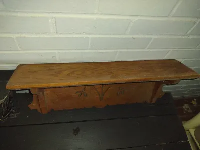 Pair of Wooden Shelves