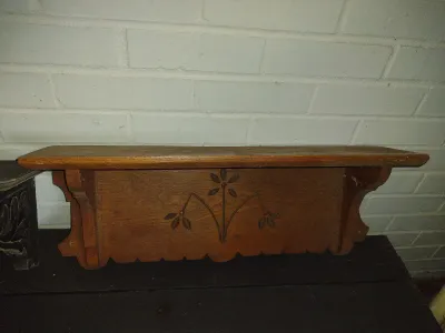 Pair of Wooden Shelves