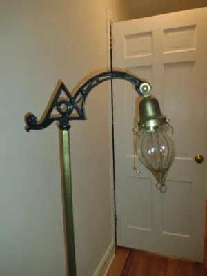 Metal Post Floor Lamp- Approx 55 1/4" Tall