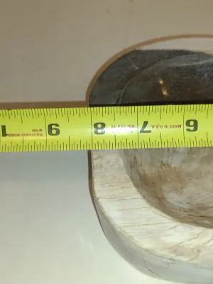 Petrified Wood Dish- Approx 8" x 6 3/4"