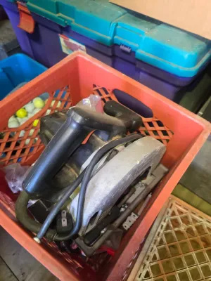 Sale Photo Thumbnail #444: 2 saws and a hammer drill