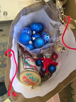 Sale Photo Thumbnail #346: Mostly plastic ornaments